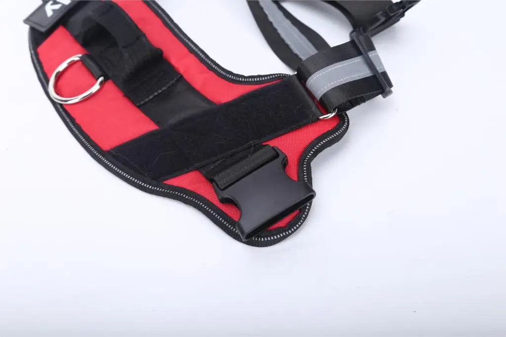 Dog Harness NO PULL Reflective Breathable Adjustable with ID Custom Patch
