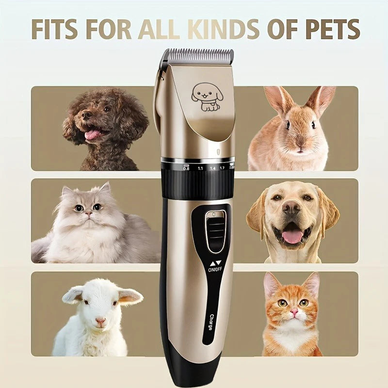 Pet Hair Rechargeable Electric Precision Clipper Kit