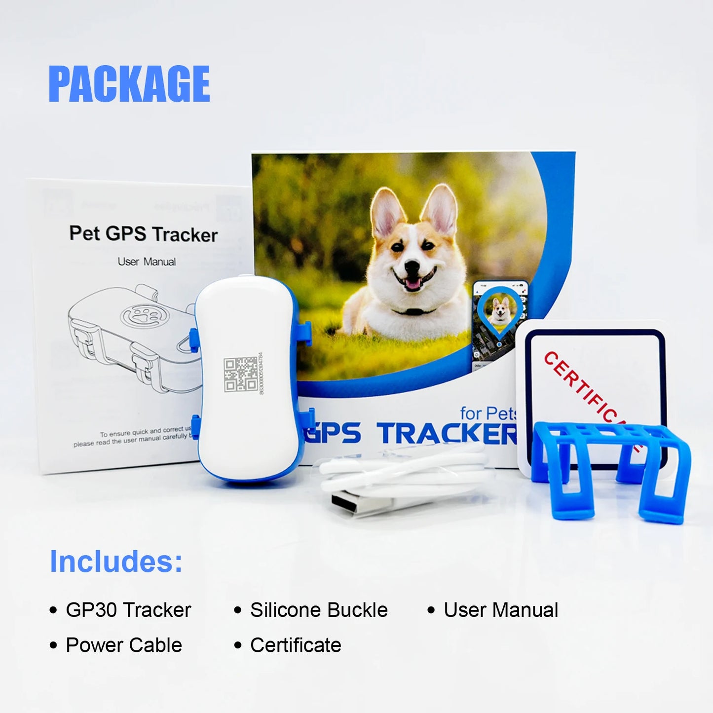 4G GPS Tracker for Pets Smart Locator with App Free Trial Included