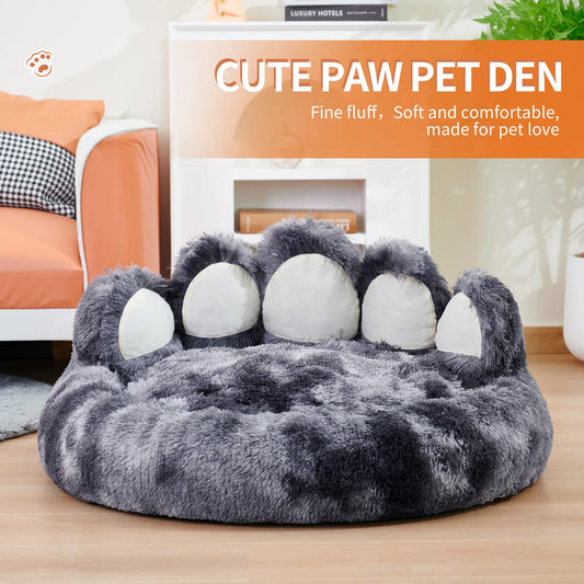Cozy Comfy Pet Paw Shape Bed