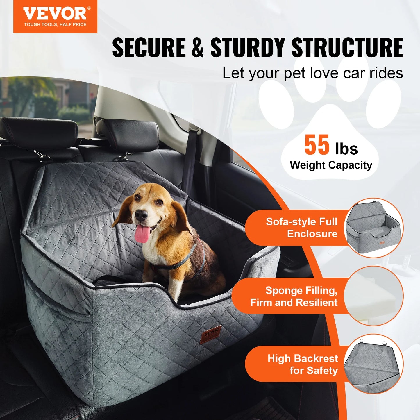 VEVOR Dog Car Seat