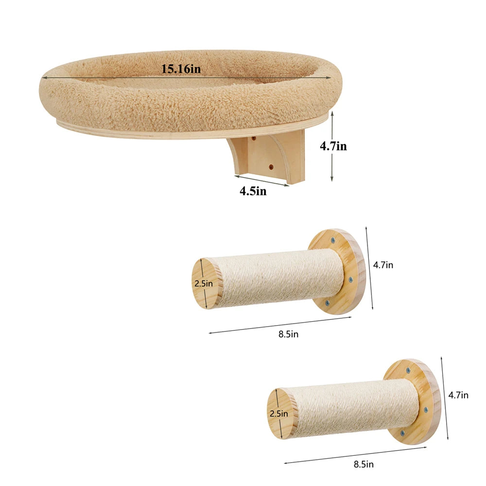 Cat Wall Mounted  Perches