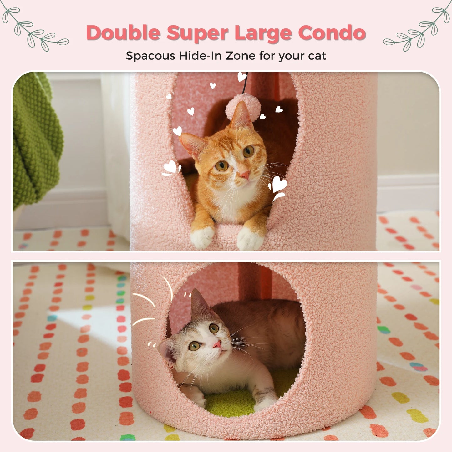2-Storey Cat Hideaway Condo