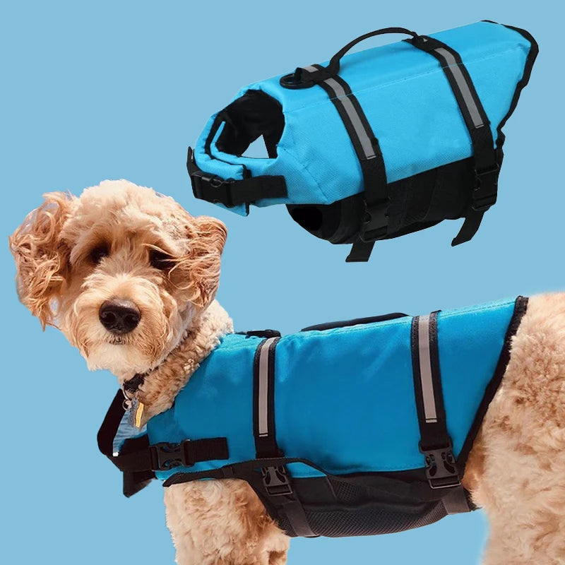 Ripstop Reflective & Adjustable Life Jacket for Dogs