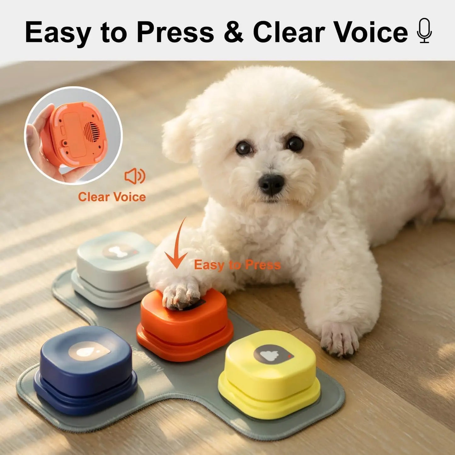 Mewoofun Dog Buttons Recordable Starter Pack