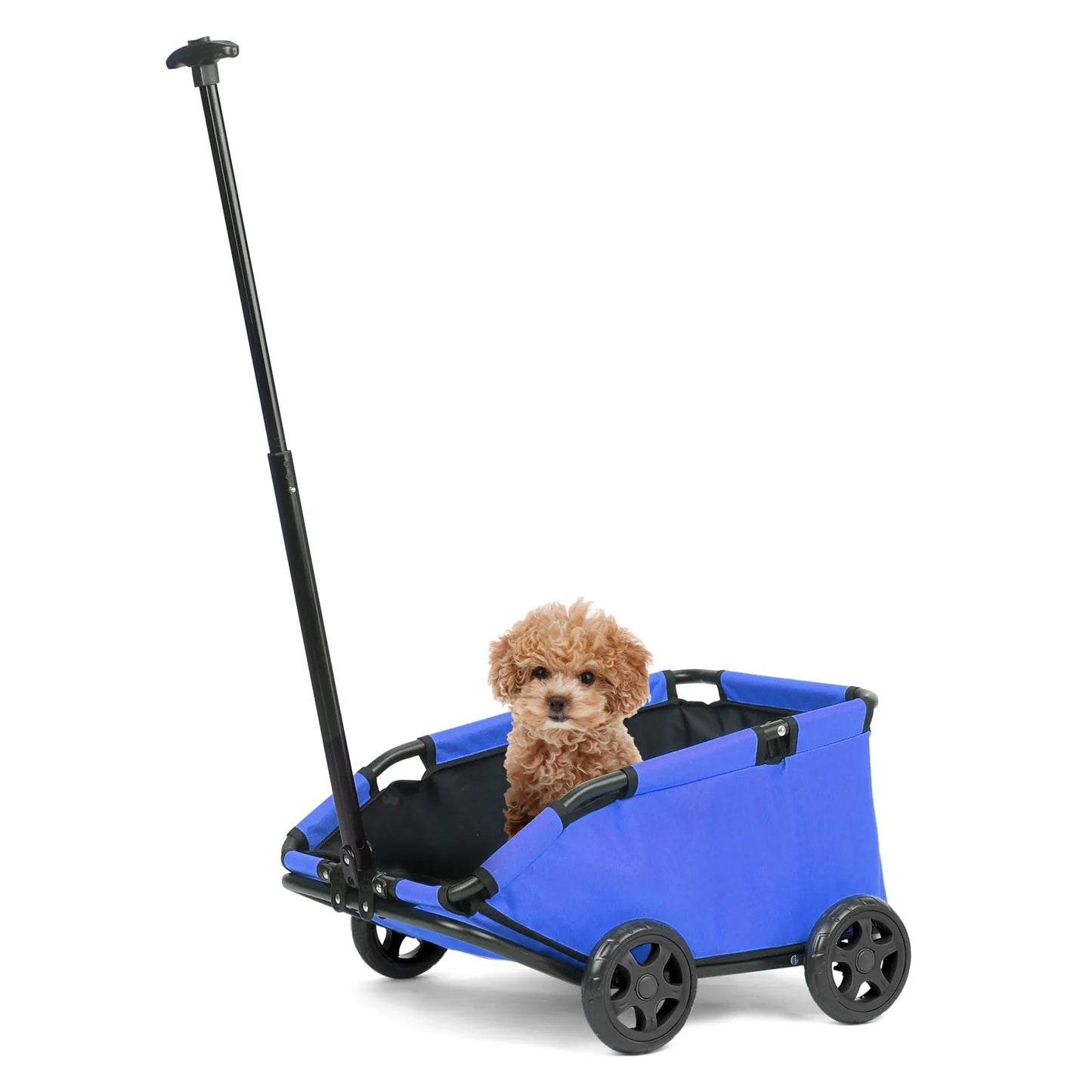 Small Pet Cart 4 Wheels Folding Dog Stroller