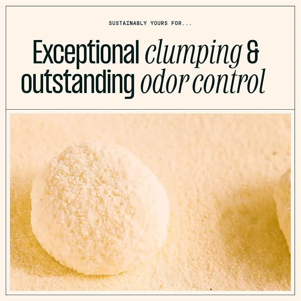Sustainably Yours Cat Litter Unscented Natural Clumping Formula 10 lbs