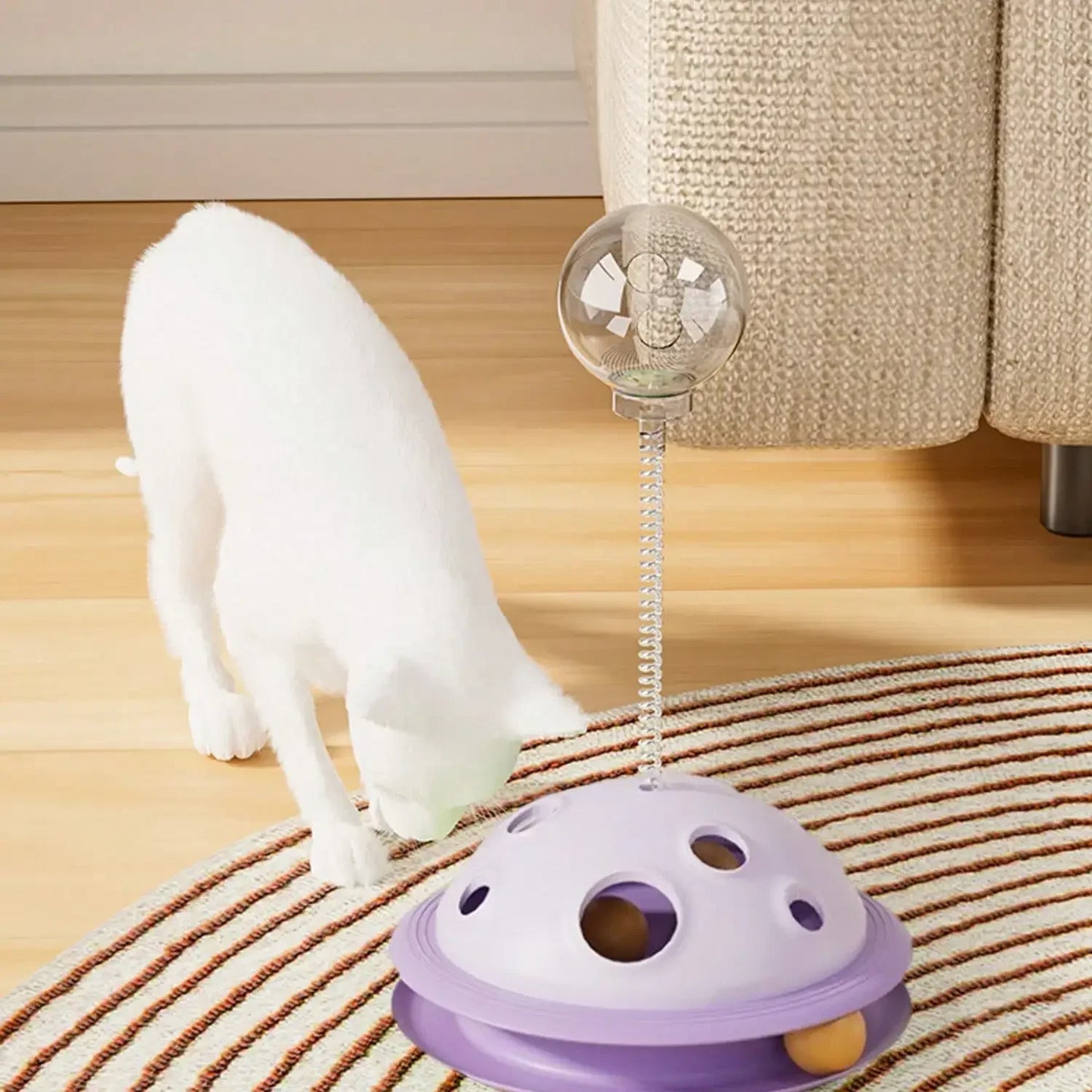 Solid Color Planet Interactive Pet Toy