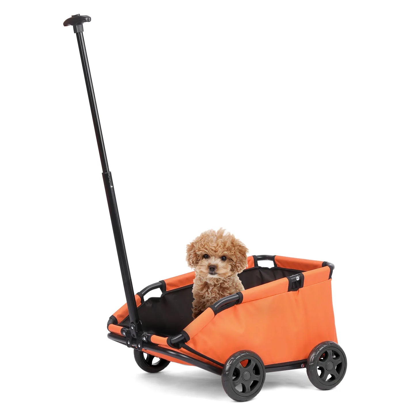Small Pet Cart 4 Wheels Folding Dog Stroller