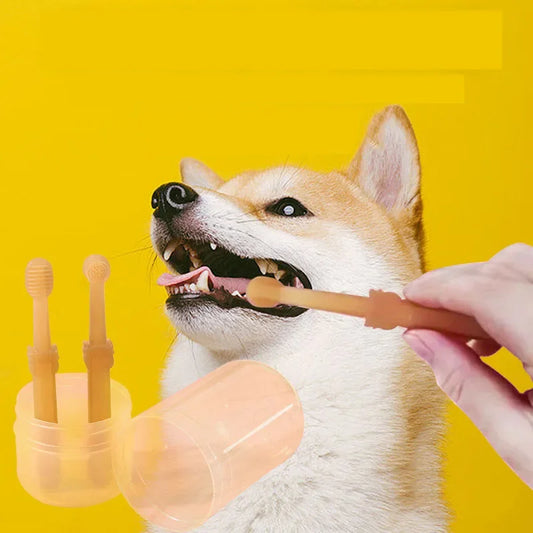 Pet Silicone Soft Toothbrush