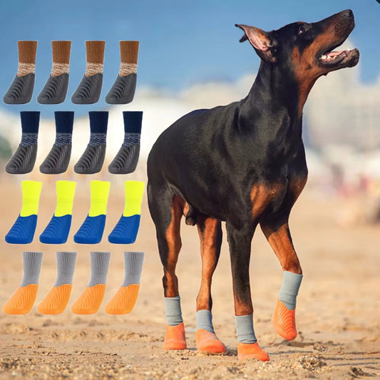 4Pcs Outdoor Pet Boots Protector