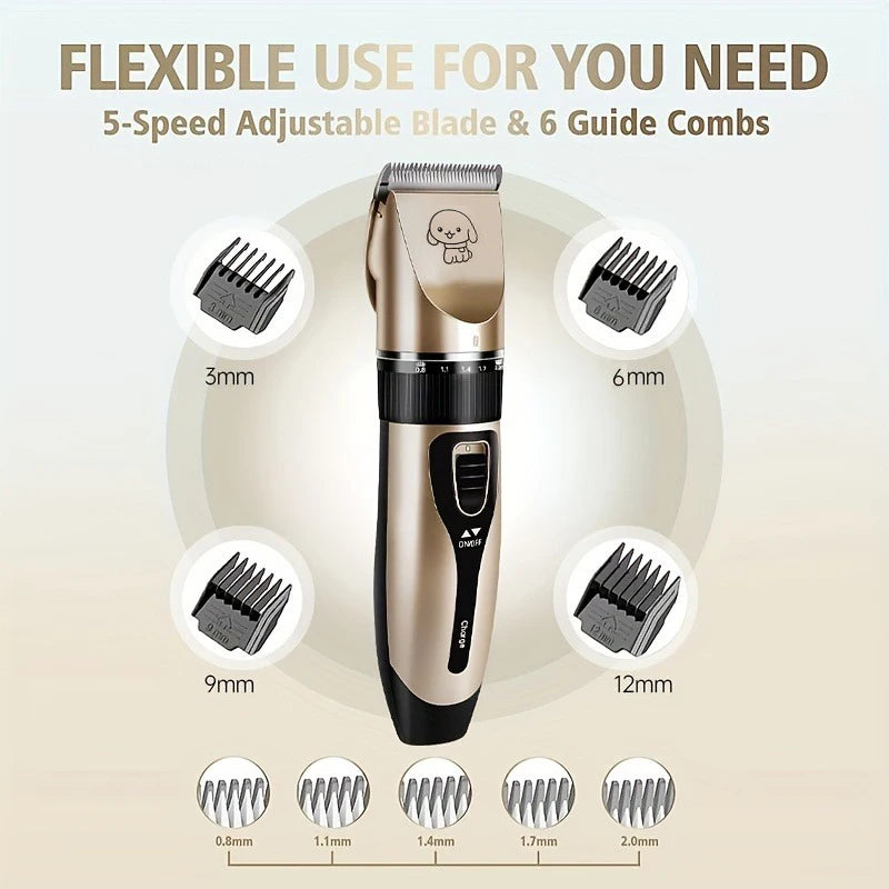 Pet Hair Rechargeable Electric Precision Clipper Kit