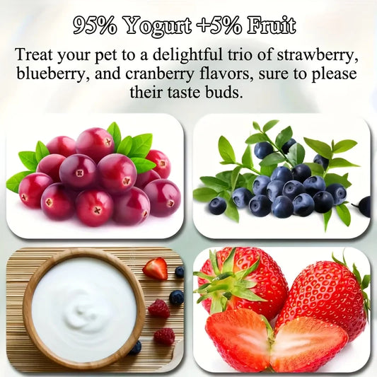 100g/3.53oz Fruit Yogurt Cubes Treats
