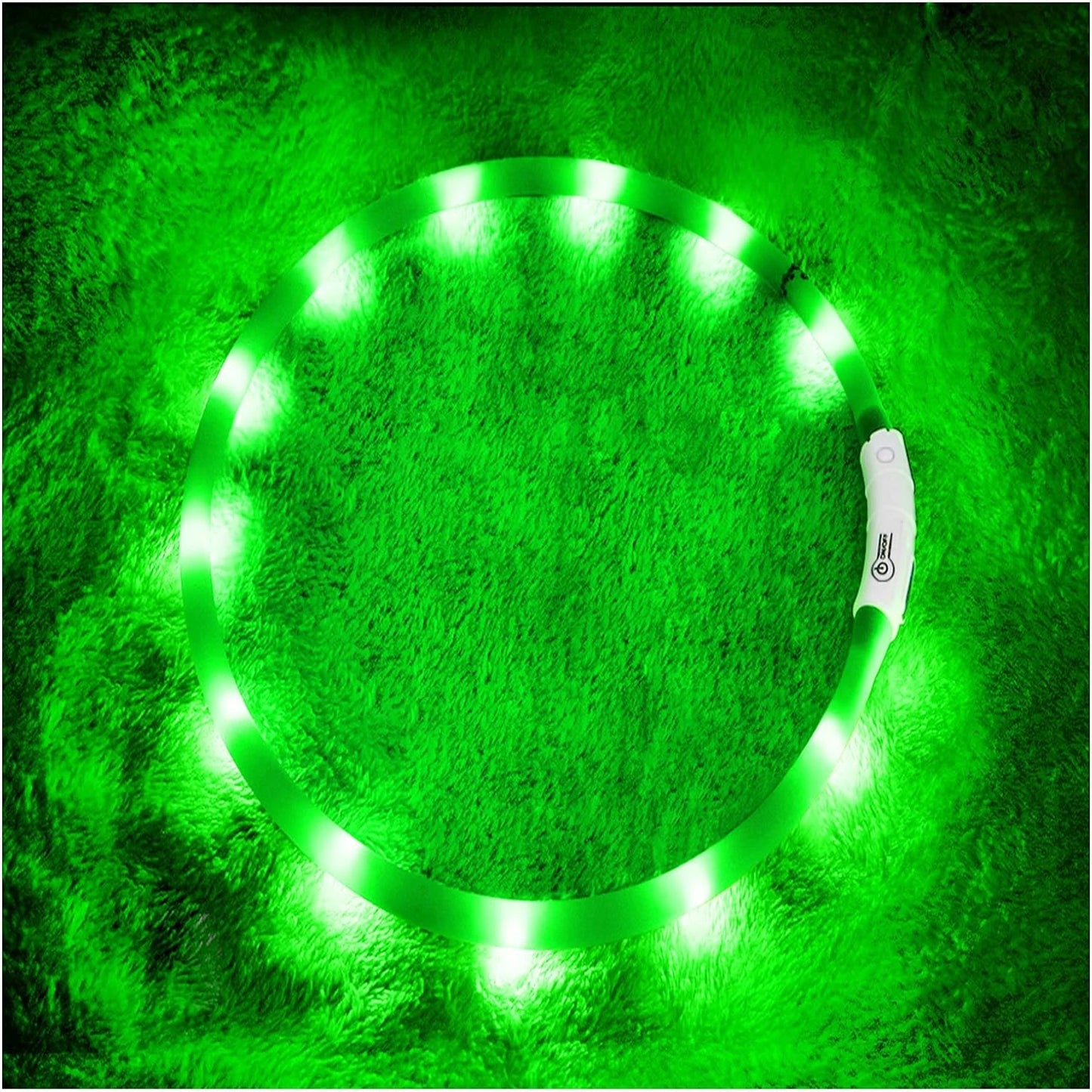 LED Dog Collar, USB Rechargeable