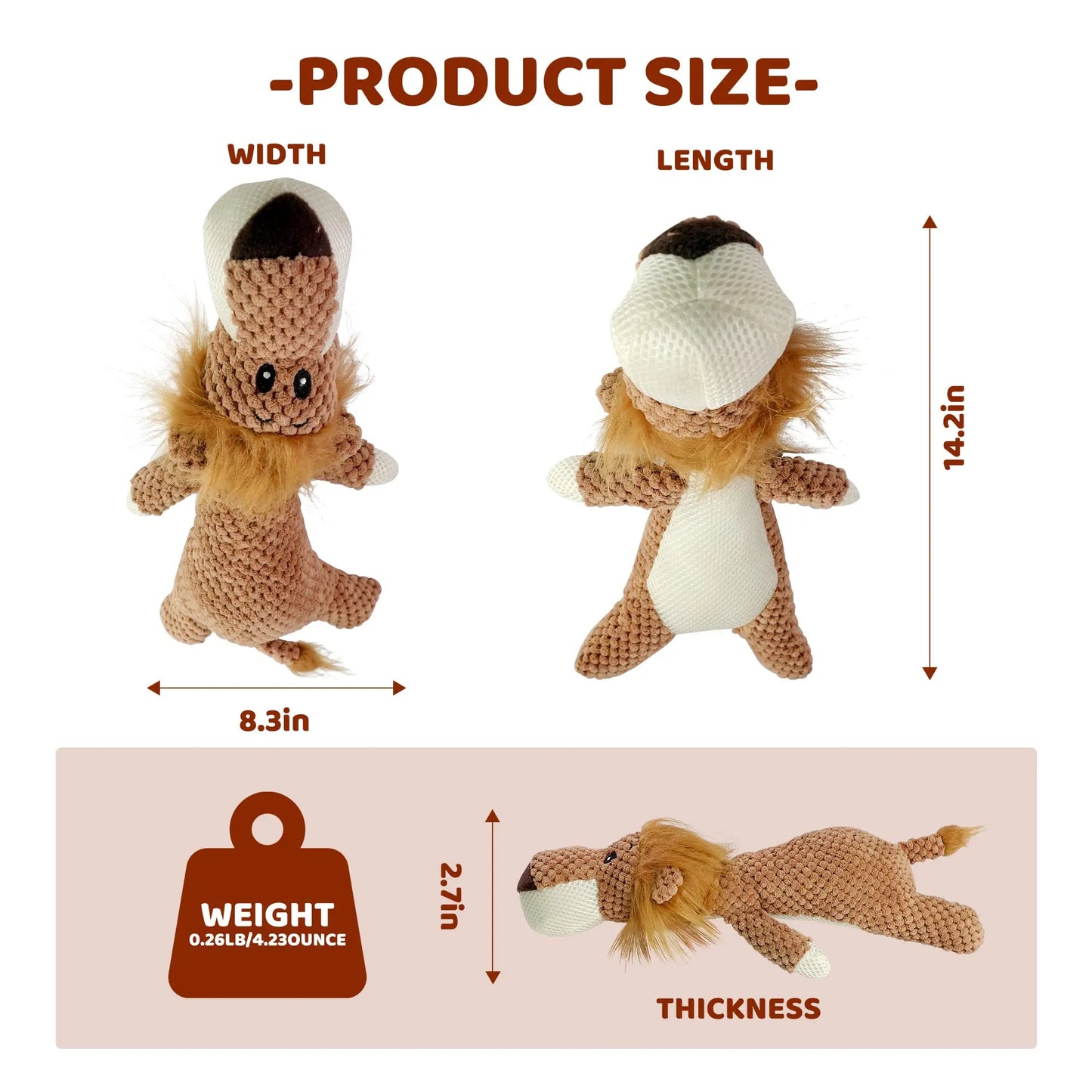 Dog Plush Durable Toy