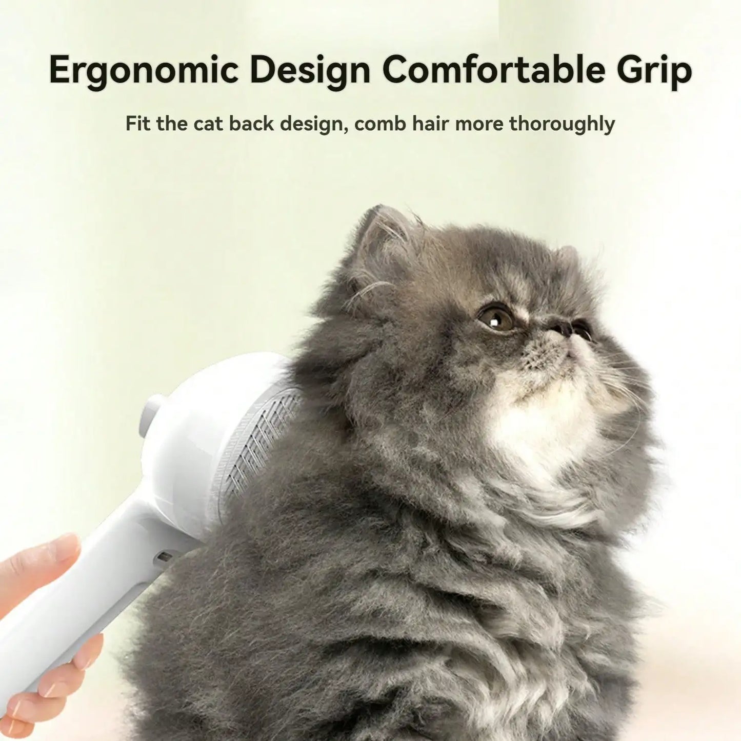 Pet Spray Hair Removal Comb for Shedding and Grooming