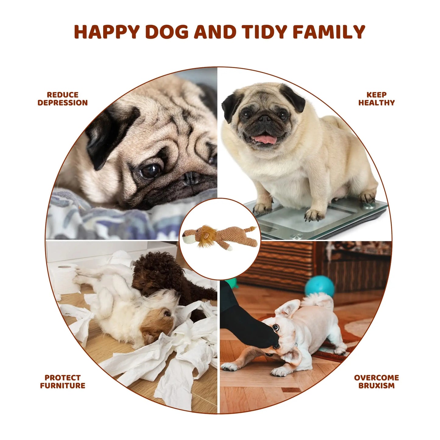 Dog Plush Durable Toy