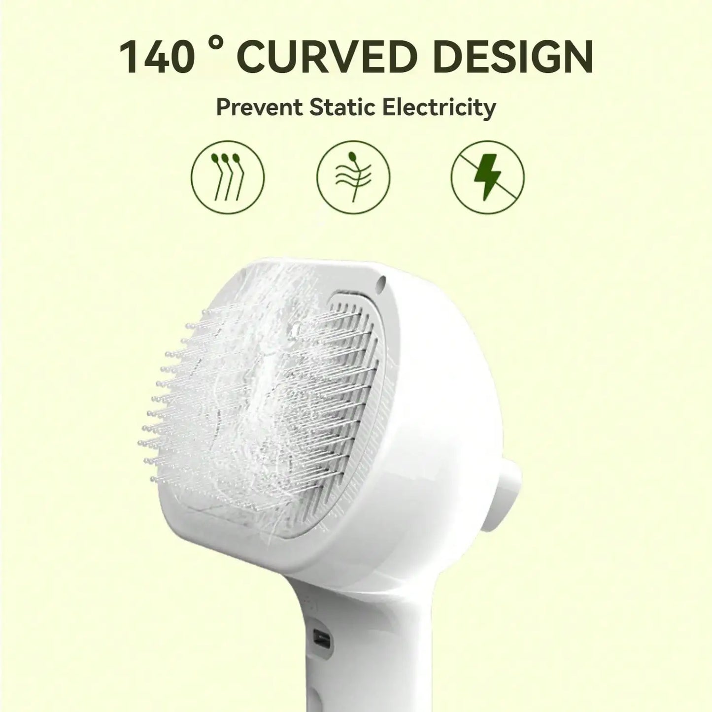 Pet Spray Hair Removal Comb for Shedding and Grooming