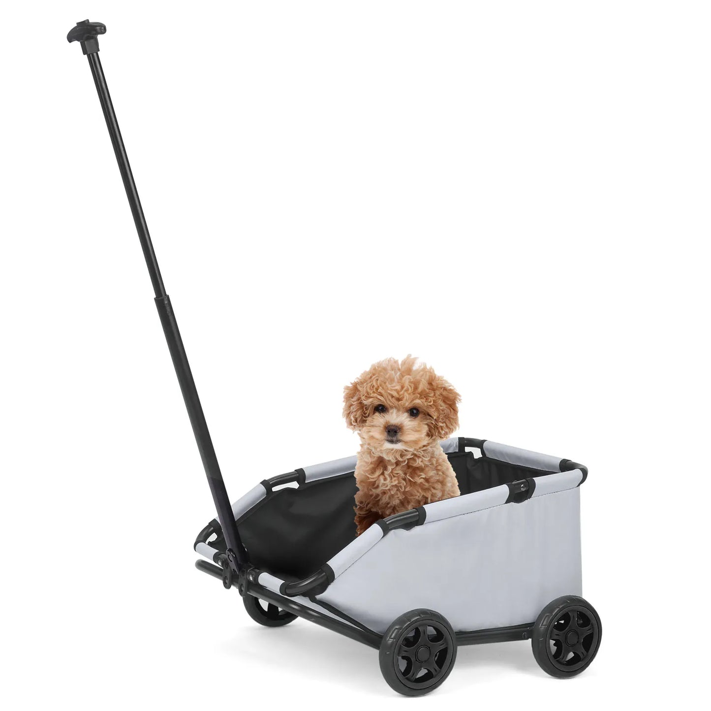 Small Pet Cart 4 Wheels Folding Dog Stroller