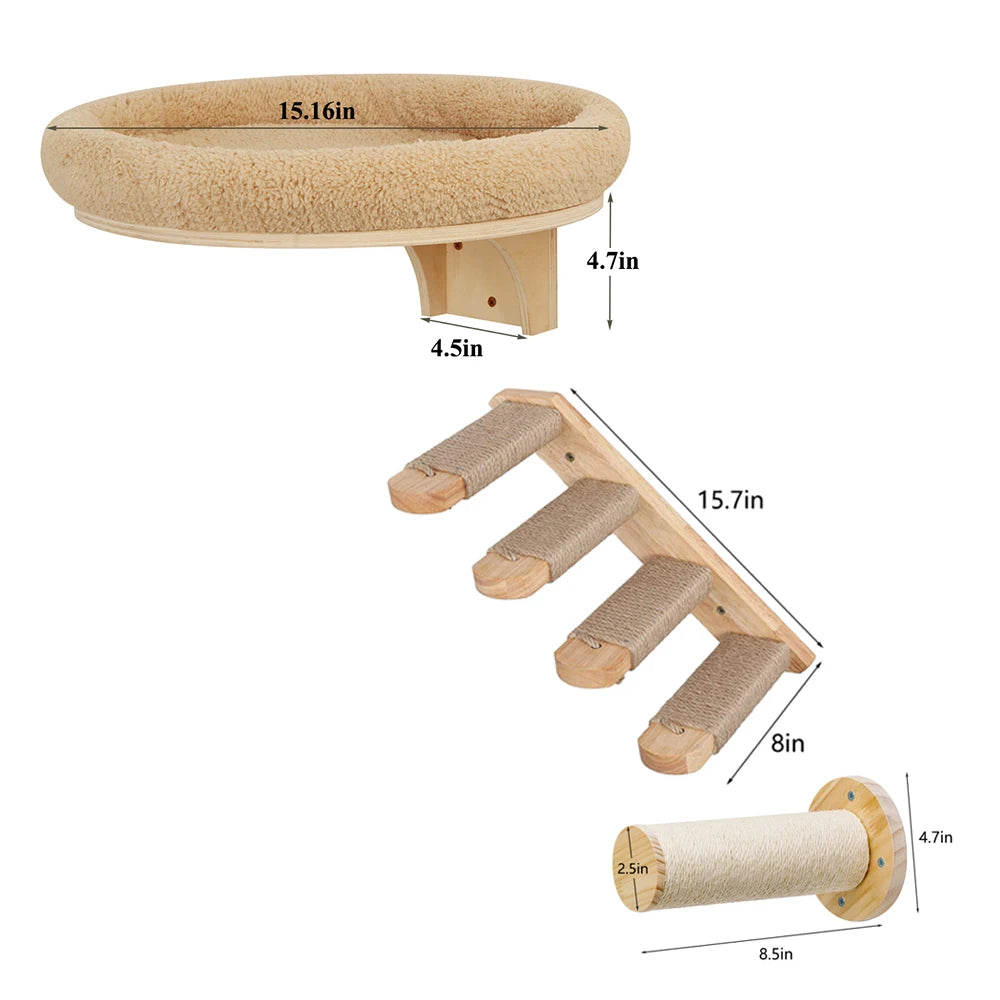 Cat Wall Mounted  Perches