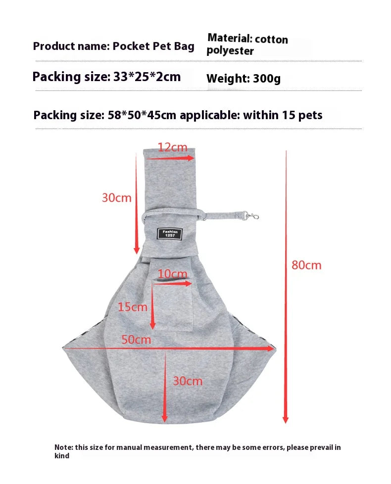 Crossbody Breathable Pet Carrier