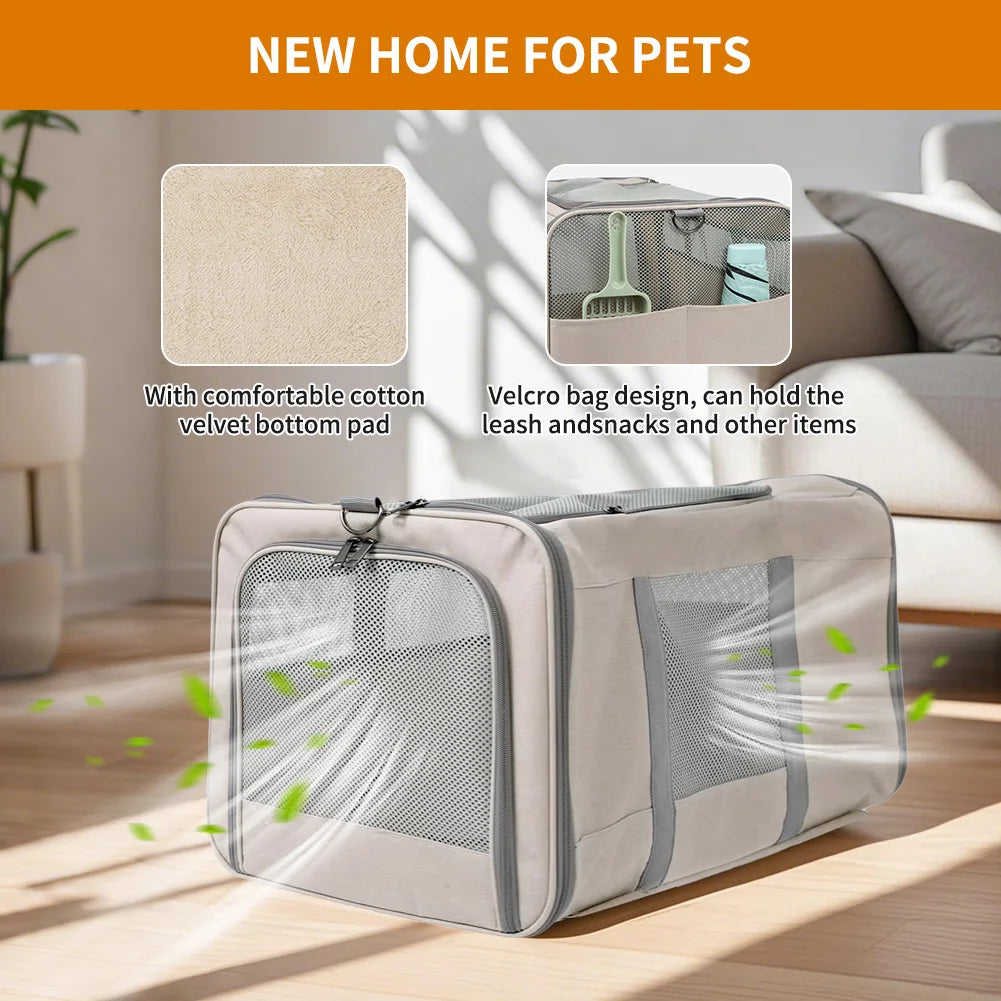 Transport bag with wheels & safety belts for travel