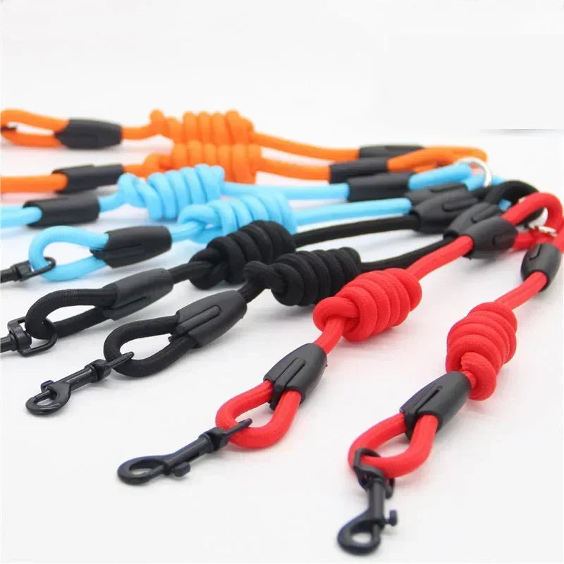Pet Nylon Dogs Lead Double Twin Coupler