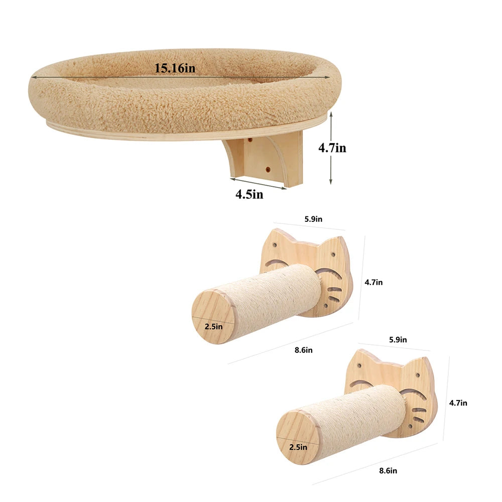 Cat Wall Mounted  Perches