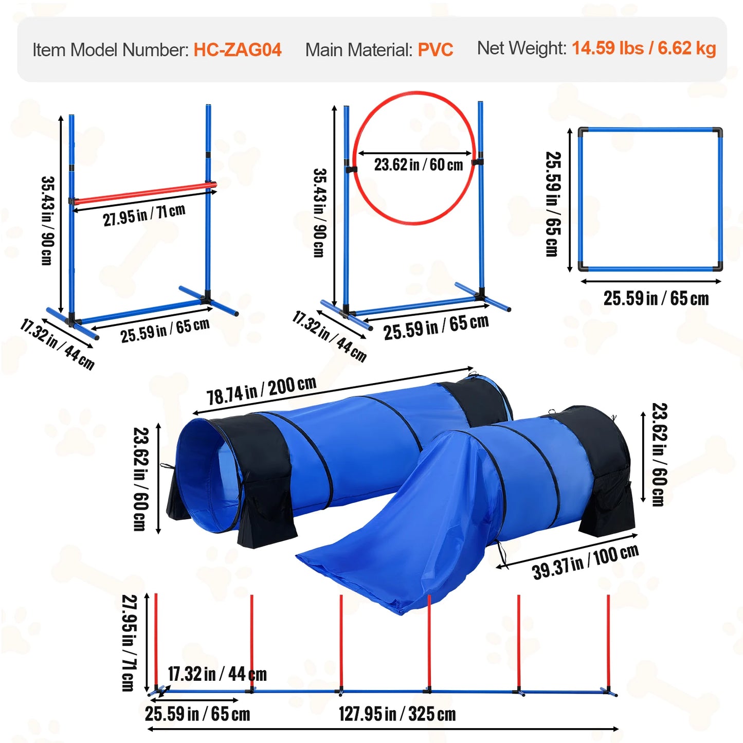VEVOR Dog Agility Training Equipment