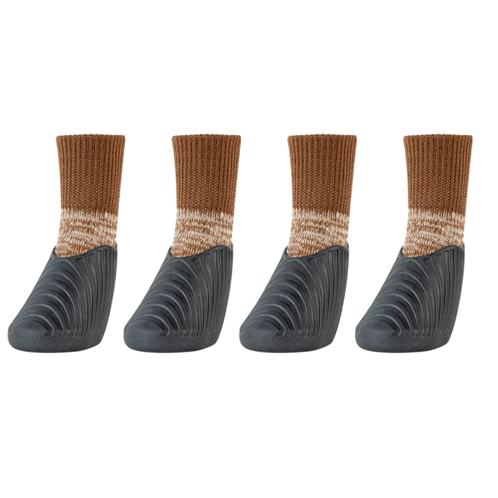 4Pcs Outdoor Pet Boots Protector