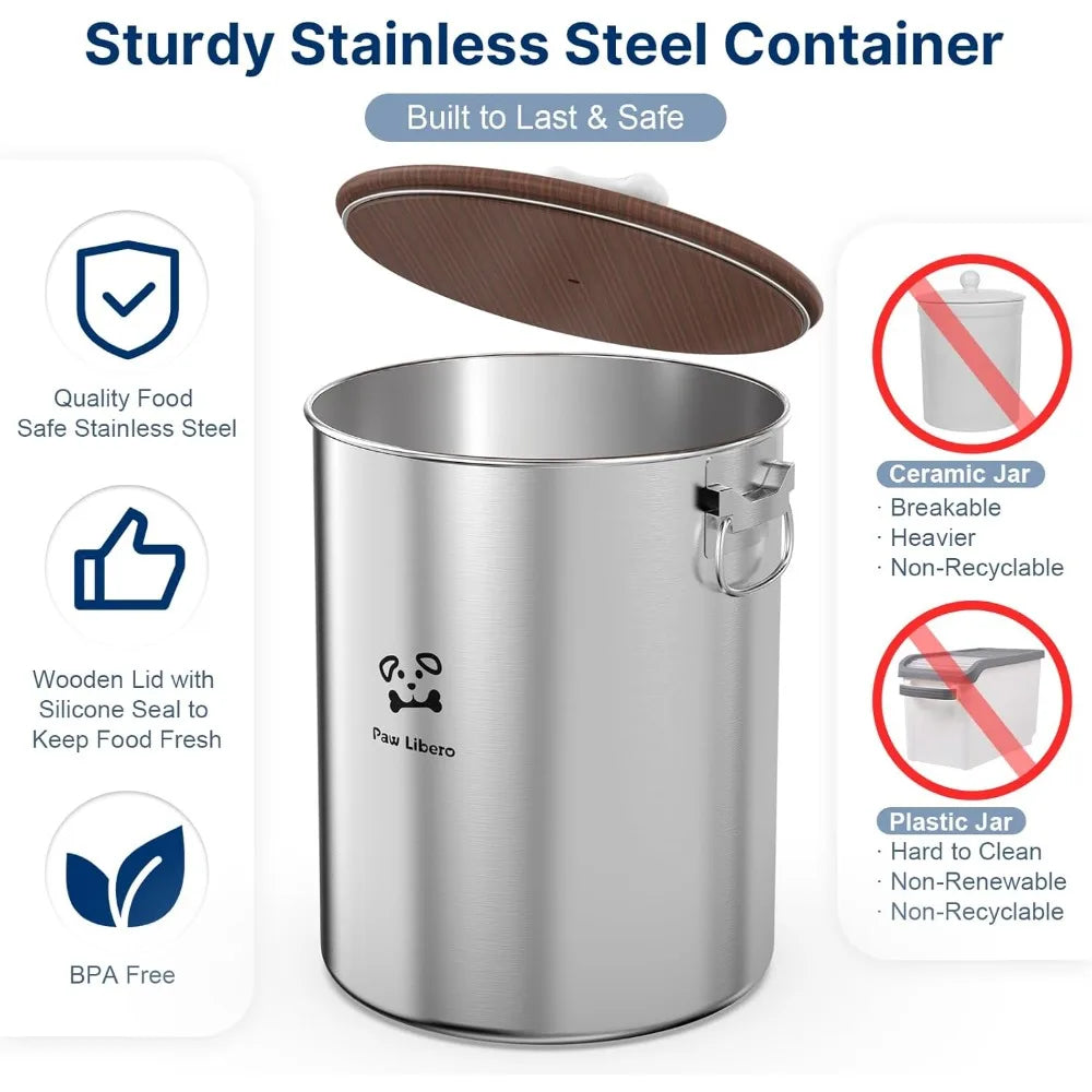 Bulk Stainless Steel Dog Food Storage