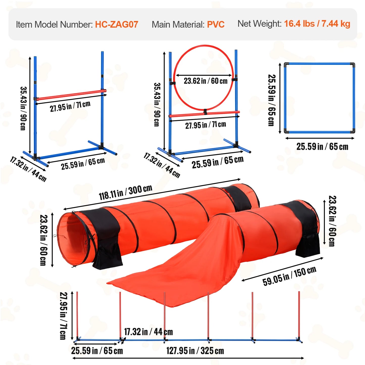 VEVOR Dog Agility Training Equipment