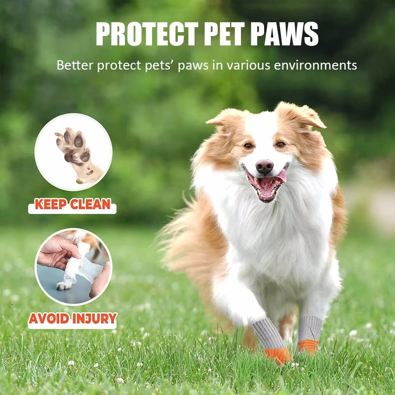 4Pcs Outdoor Pet Boots Protector
