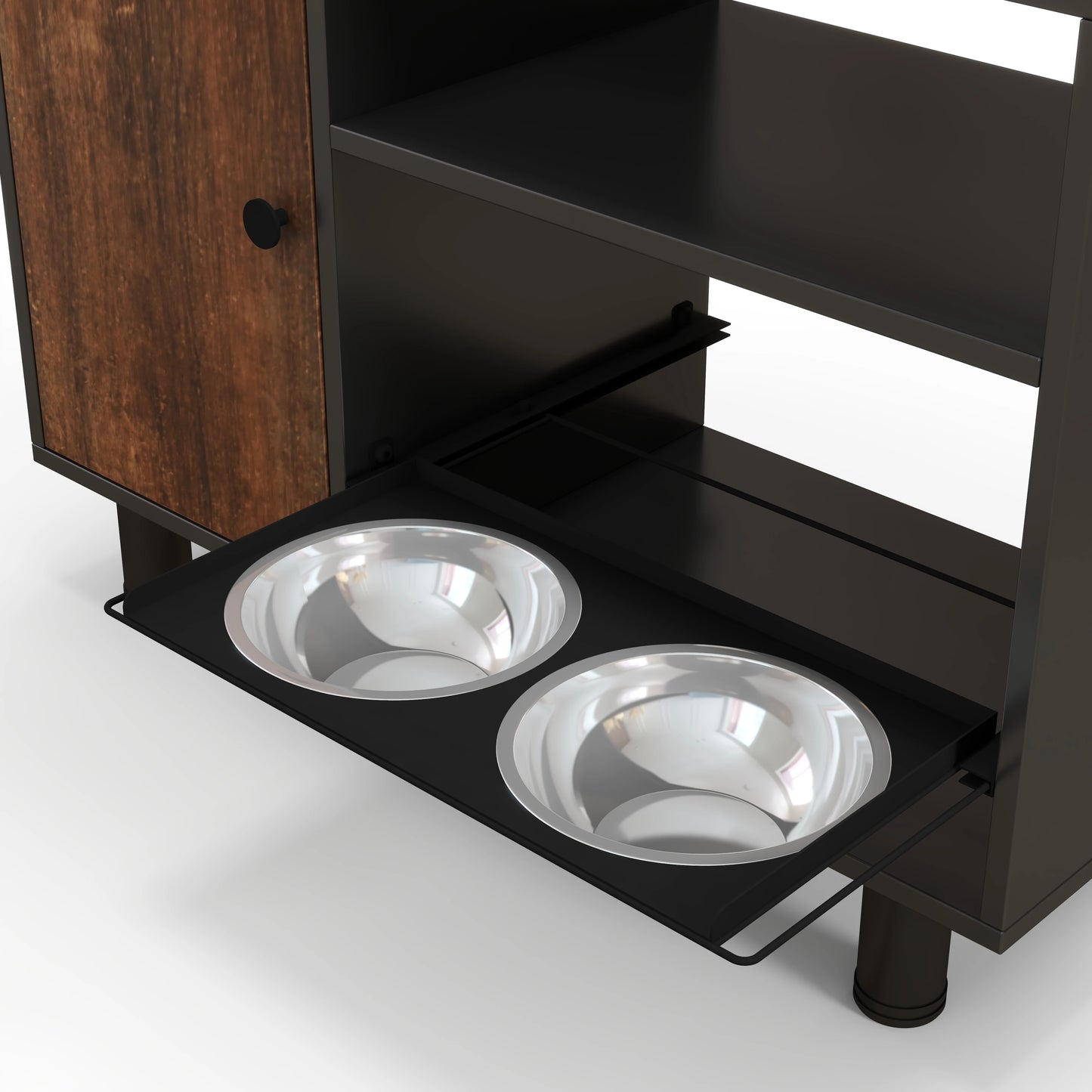 Large Pet Feeding Storage Cabinet