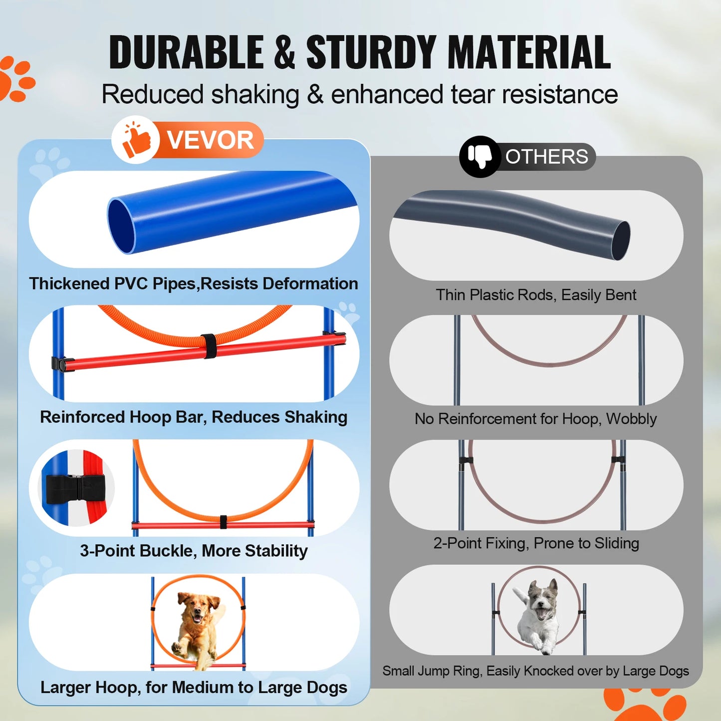 VEVOR Dog Agility Training Equipment