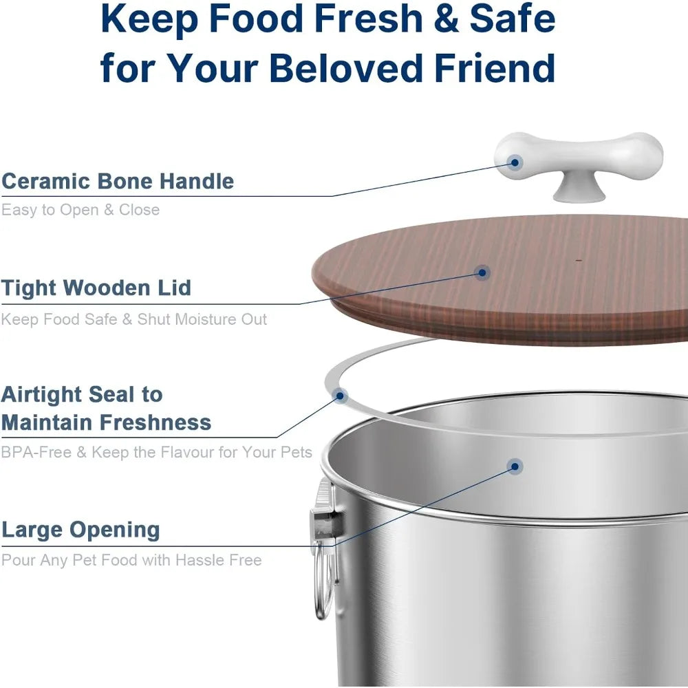 Bulk Stainless Steel Dog Food Storage