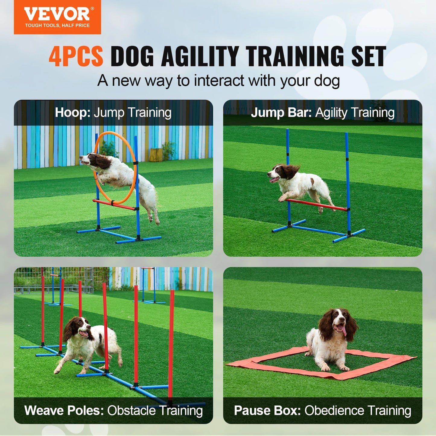 VEVOR Dog Agility Training Equipment