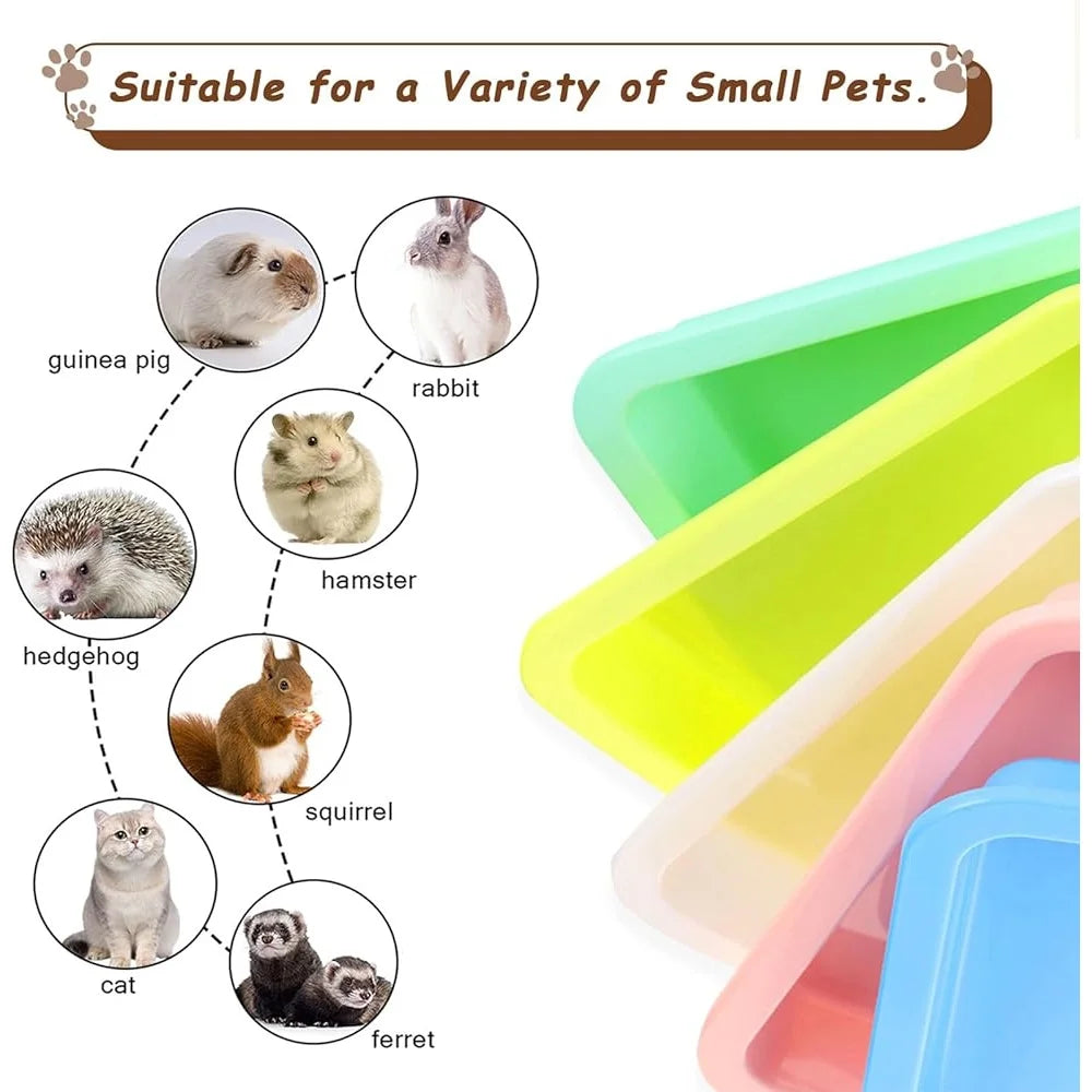 10 Pcs Portable Small Litter Box